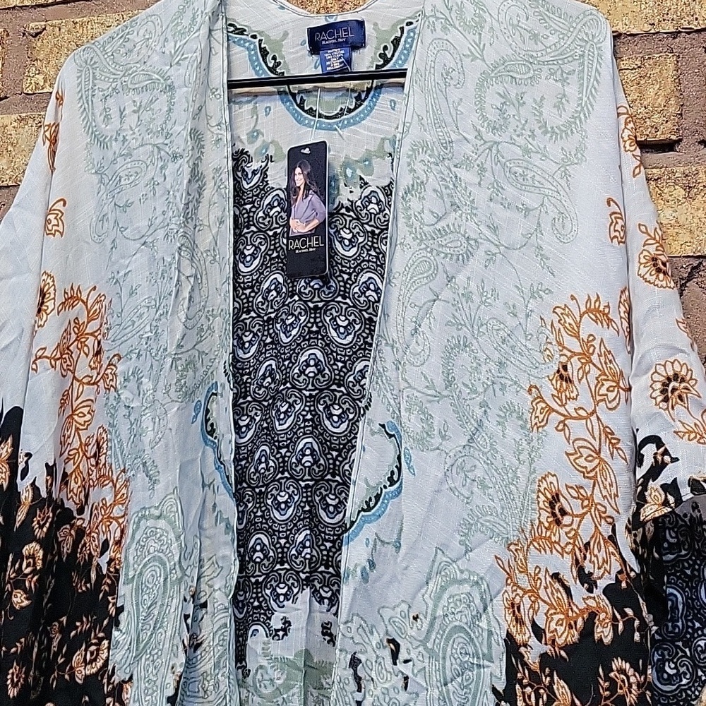 RACHEL Rachel Roy Floral Kimono One Size Nwt - Picture 7 of 10